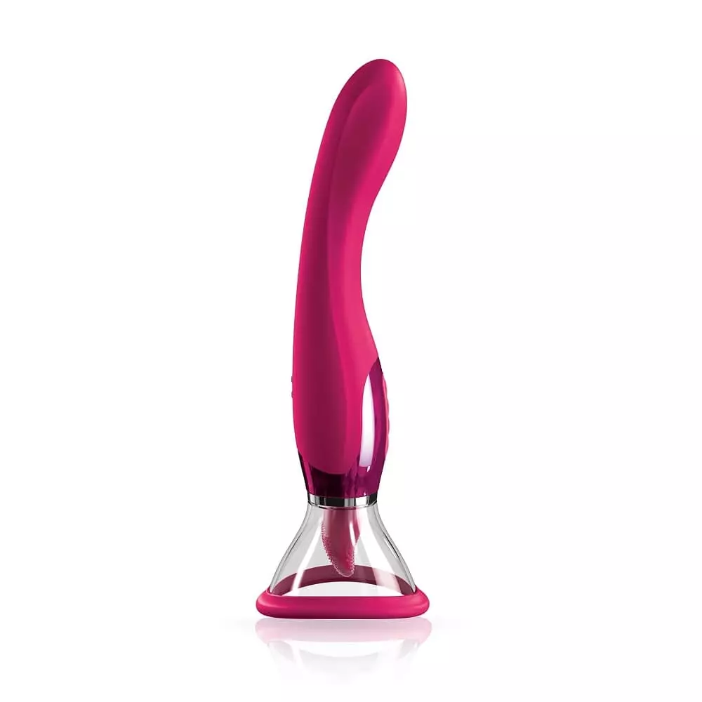 JimmyJane Apex Sucking & Licking Vibrating Rechargeable Massager